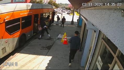 Vicious Assault After Man Exits Bus Caught On Camera Fox 11 Los Angeles