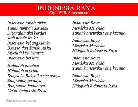 Lagu Indonesia Raya Newstempo