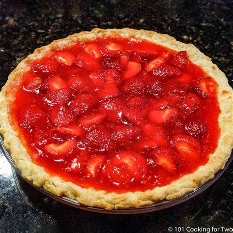 Fresh Strawberry Pie With Jello 101 Cooking For Two