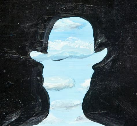 Rene Magritte Belgian Surrealist Oil On Canvas