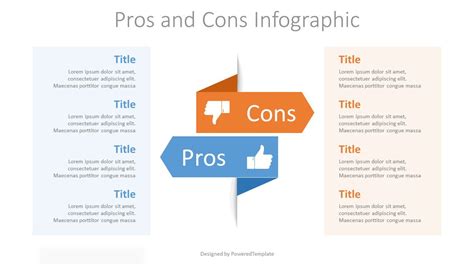 Pros And Cons Infographic Free Presentation Template For