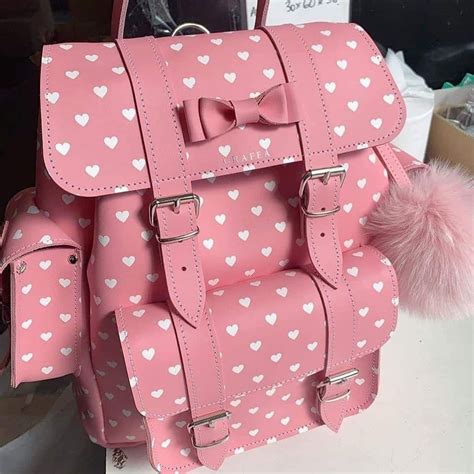 Cute Pink Backpack Mochilas Fofas Bolsas Femininas Bolsas