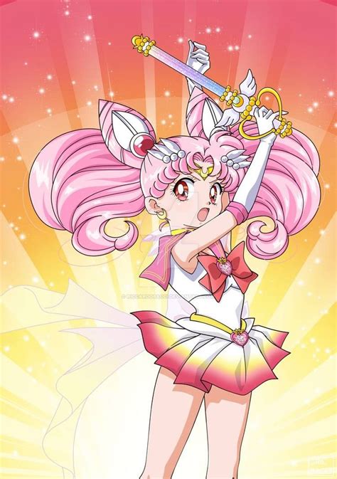 Super Sailor Chibi Moon S Meets Eternal By Riccardobacci On Deviantart