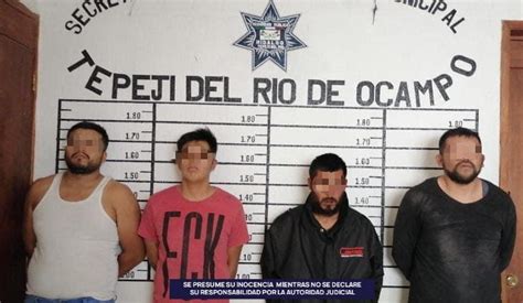 ASEGURAN A 4 POR PRESUNTO ROBO A CONOCIDA BODEGA EN TEPEJI DEL RÍO La