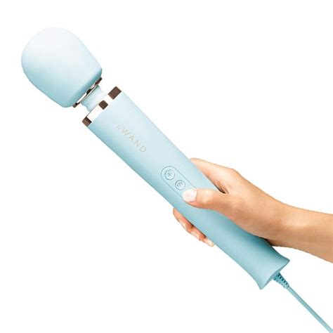 Le Wand Plug In Massager Sky Blue Massage Wands