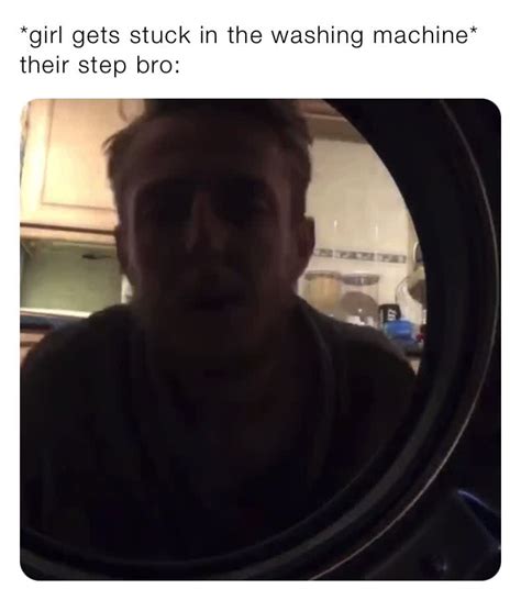 Girl Gets Stuck In The Washing Machine Their Step Bro Baffle T