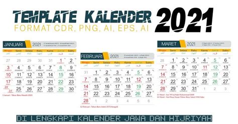 Download kalender 2021 format cdr pintardesain com. Template Kalender 2021 CDR, PNG, AI, PSD, PDF Gratis 100% ...