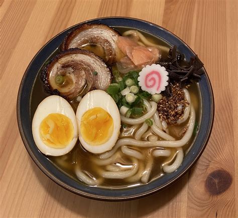 Was Very Inspired When Rewatching Naruto So I Made His Favourite Ramen Miso Tonkotsu Yesterday