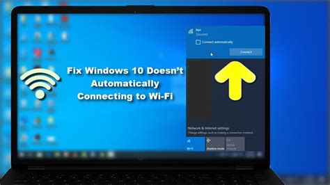 How To Fix Windows 10 Doesnt Automatically Connecting To Wi Fi Youtube