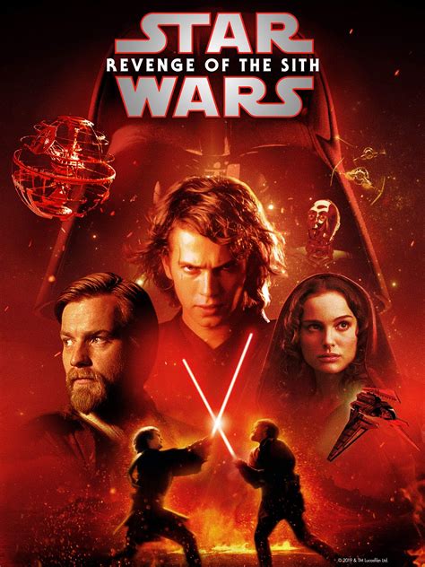 Star Wars Episode Iii Revenge Of The Sith Framed Movie Poster