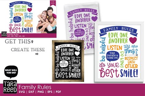 Download Family Rules - Family SVG and Cut Files for Crafters ...