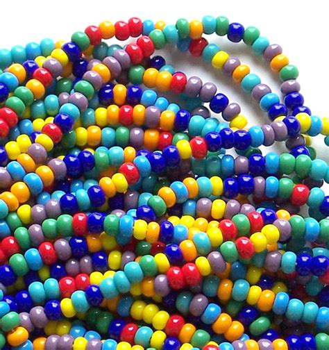 Opaque Color Bead Mix 60 Czech Glass Seed Beads 4mm Preciosa Seed
