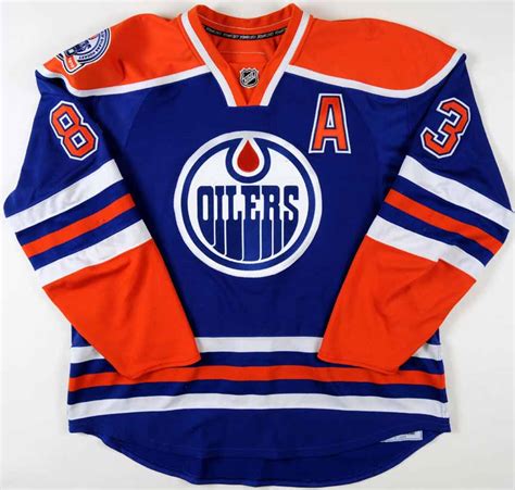 Tulsa oilers game worn jersey. 2008-09 Ales Hemsky Edmonton Oilers Game Worn Jersey - Alternate - "30-year Anniversary" - Team ...