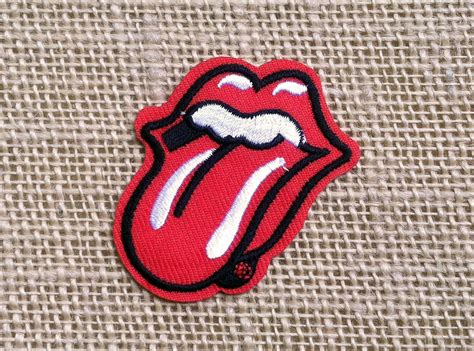 Punk Lips Iron On Patch For Jackets And Backpacks Punk Red