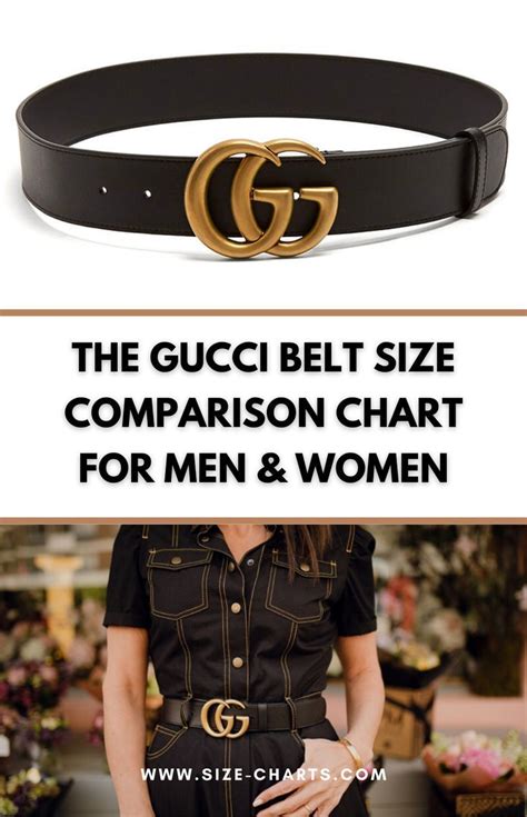 The Gucci Belt Size Comparison Chart For Men And Women ~ Size