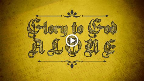 Gods Glory Alone Fairview Baptist Church