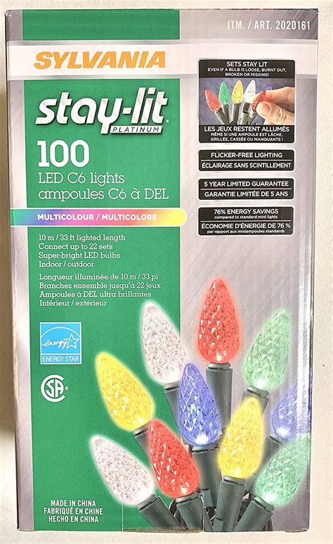 Sylvania Stay Lit Platinum C LED Multicolour Lights Amazon Ca Tools Home Improvement