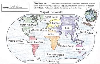 It shows the location of most of the world's countries and includes their names where space allows. 27 Map Of 5 Oceans - Maps Online For You