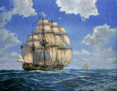 18th Century Royal Navy Frigate Sailing Ships Sailing Ship Paintings