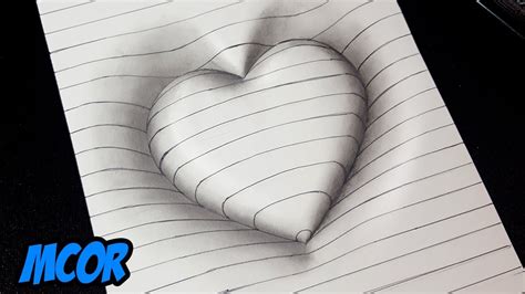 Cómo Dibujar Un Corazón En 3d Paso A Paso Muy Fácil 2024 Dibuja Fácil