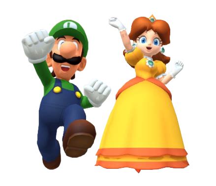 Luigi And Daisy Mp By Banjo Deviantart Com On Deviantart Super