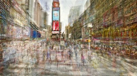 Street Rhythmspep Ventosa Photographs Nyc Time Square City Painting
