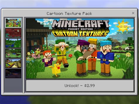 ‘minecraft Pocket Edition Adds Silly Cartoon Texture Pack And Is