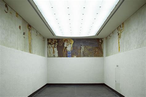 Der Beethovenfries Von Gustav Klimt Beethovenfries Derstandardat