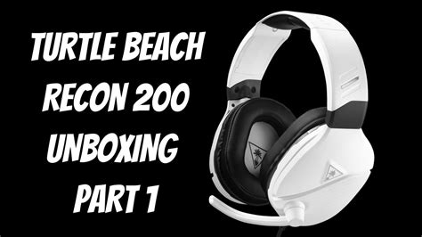Unboxing Turtle Beach Ear Force Recon Headset Part Youtube