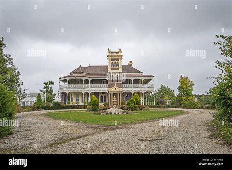 Langford Homestead Edwardian Mansion At Walcha Nsw Australia Stock