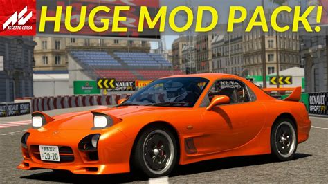 THE BIGGEST PACK EVER 34 Street Cars In 6 Minutes Assetto Corsa