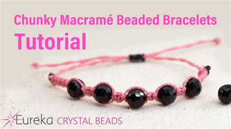 Make These Stackable Chunky Macramé Beaded Bracelets For A Great Summer