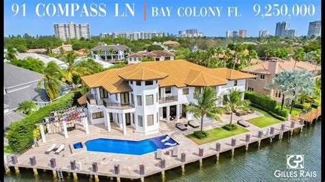 91 Compass Ln Bay Colony Waterfront Estate Youtube