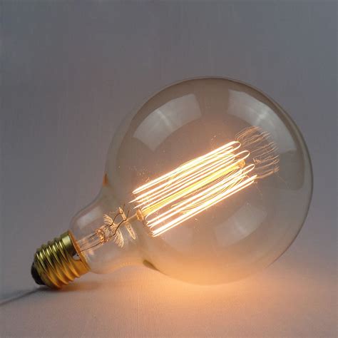 Incandescent Bulb E27 40w 220v G125 Globe Retro Edison Light Bulb