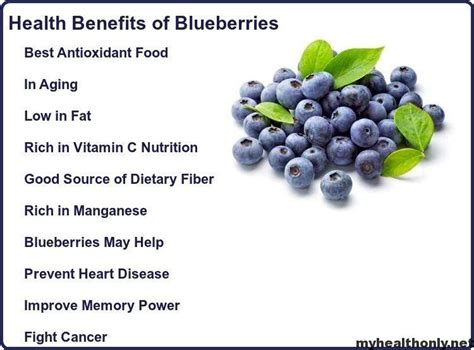 know about some marvellous benefits of blueberries my health only