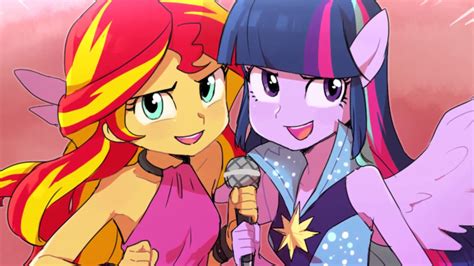 ♥twilight Sparkle X Sunset Shimmer Mlp My Past Is Not Today ♥ Youtube