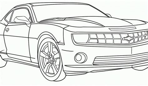 Car Coloring Pages Simple Printable Color