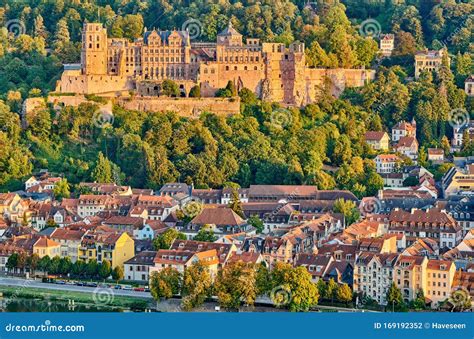Heidelberg Town On Neckar River Germany Stock Photo Image Of