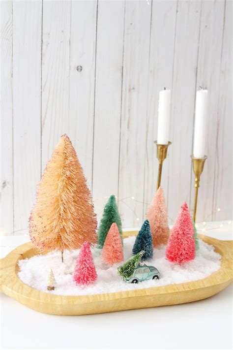 Now that you are certainly ready to go all out and build a bottle tree for yourself, get to watching how to make the real deal with rebar. 10 DIY Bottle Brush Christmas Tree Crafts To Try - Shelterness