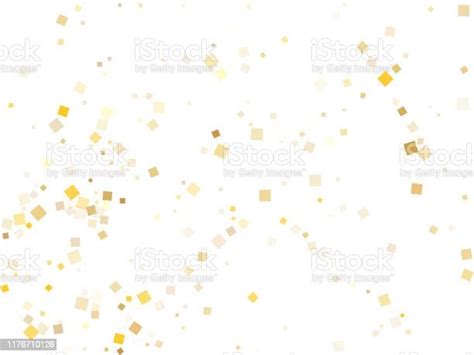 Gold Foil Confetti Party Glitter Space Square Particles Party