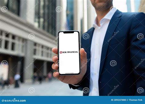Bok Financial Logo Displayed On An Iphone Screen Editorial Stock Photo