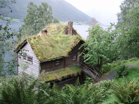 Scandinavian Homes Featuring Green Roofs Resemble Something From A