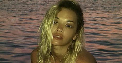 Rita Ora Strips Naked On Beach Proving Tan Lines Are The New Bikinis Daily Star