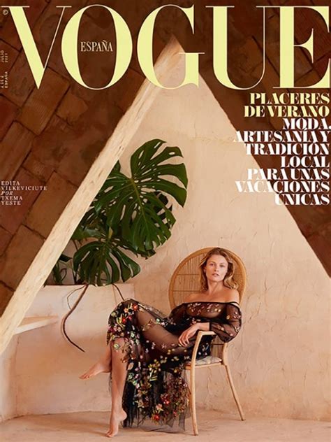 Edita Vilkeviciute Txema Yeste Vogue Spain July 2021 Dna Models