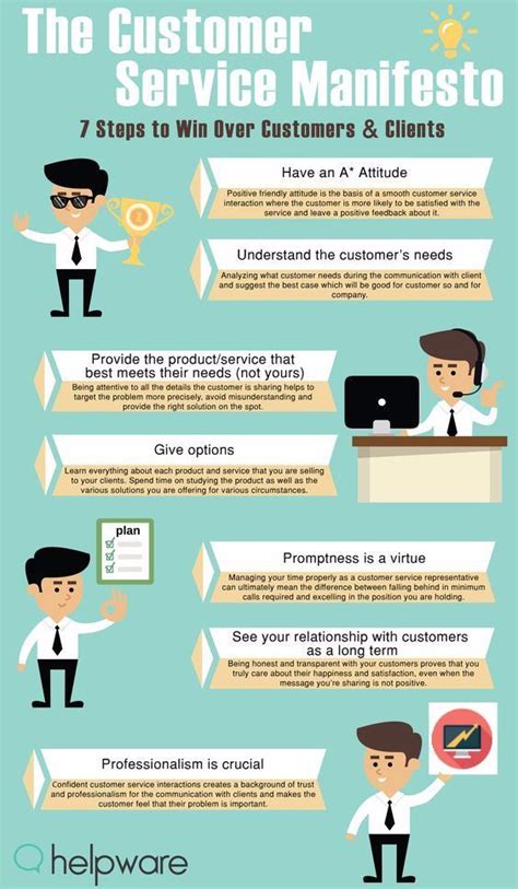 8 Rules For The Perfect Customer Service Infographic Customer