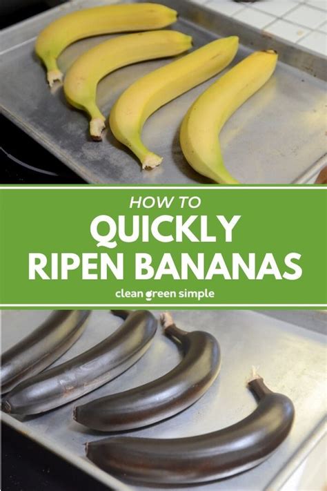 How To Ripen Bananas Quickly Recipe Roasted Banana Make Banana Bread Baked Banana