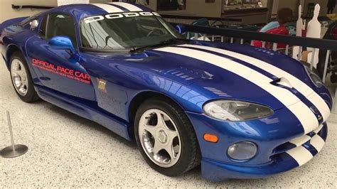 1996 Indianapolis 500 Dodge Viper Gts Pace Car Museum Walk Around Youtube