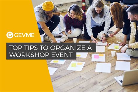 How To Organise A Workshop Event