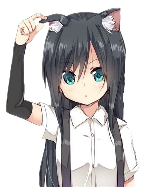 Cat Anime Girl Png Image Png All