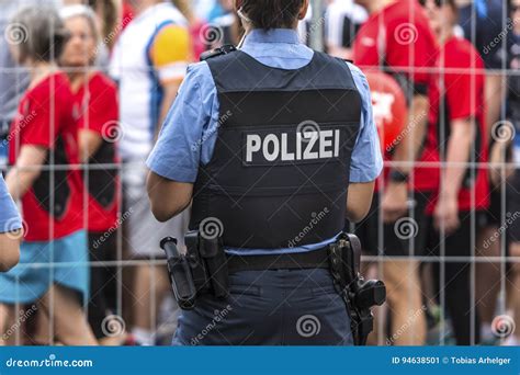 german female police officer editorial photo image of surveillance security 94638501